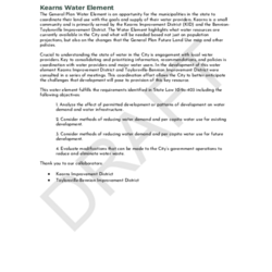 Kearns General Plan - Water Element (Planning Commission Draft) thumbnail icon