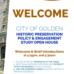 Golden Historic Preservation Policy and Engagement Study thumbnail icon